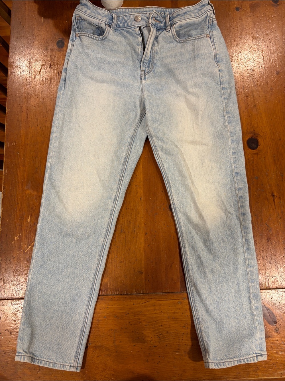 American Eagle Outfitters Light Wash Skinny Jeans - Pale Blue